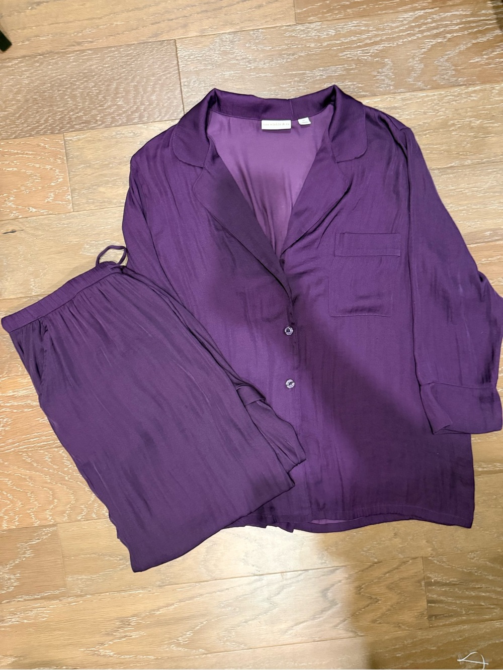 Van Winkle Co Women's Deep Purple Pajama Set  ultra soft